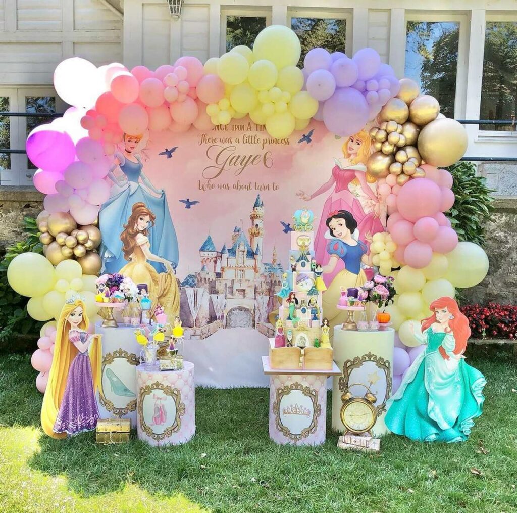 decoração princesas disney