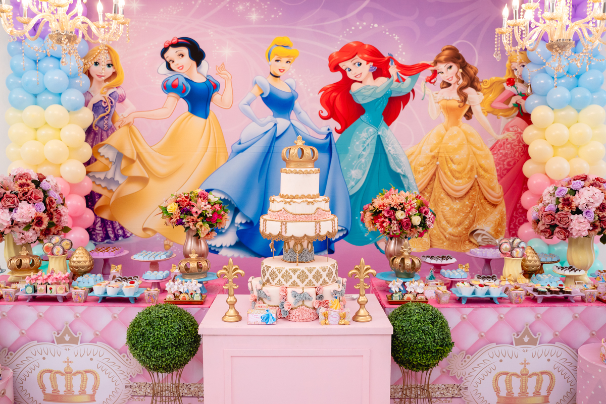 decoração princesas disney
