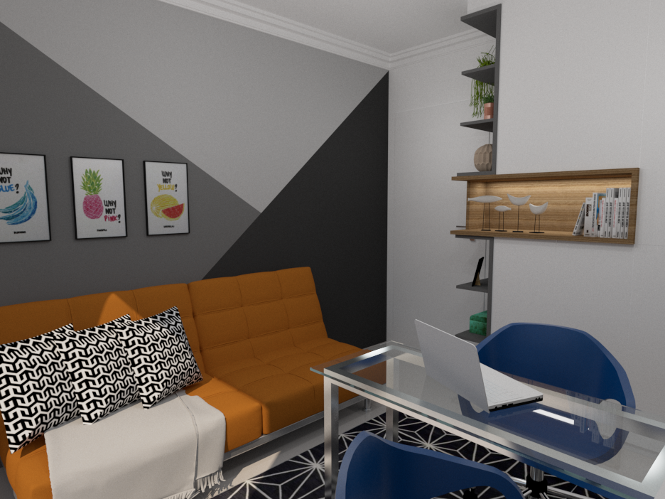 multifuncionalidade quarto escritório