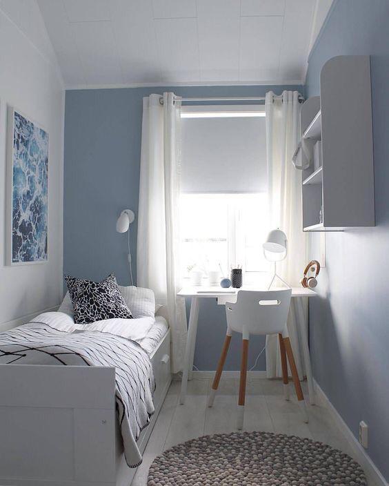 decoração quarto feminino pequeno