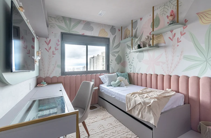 erros comuns ao decorar quarto feminino pequeno