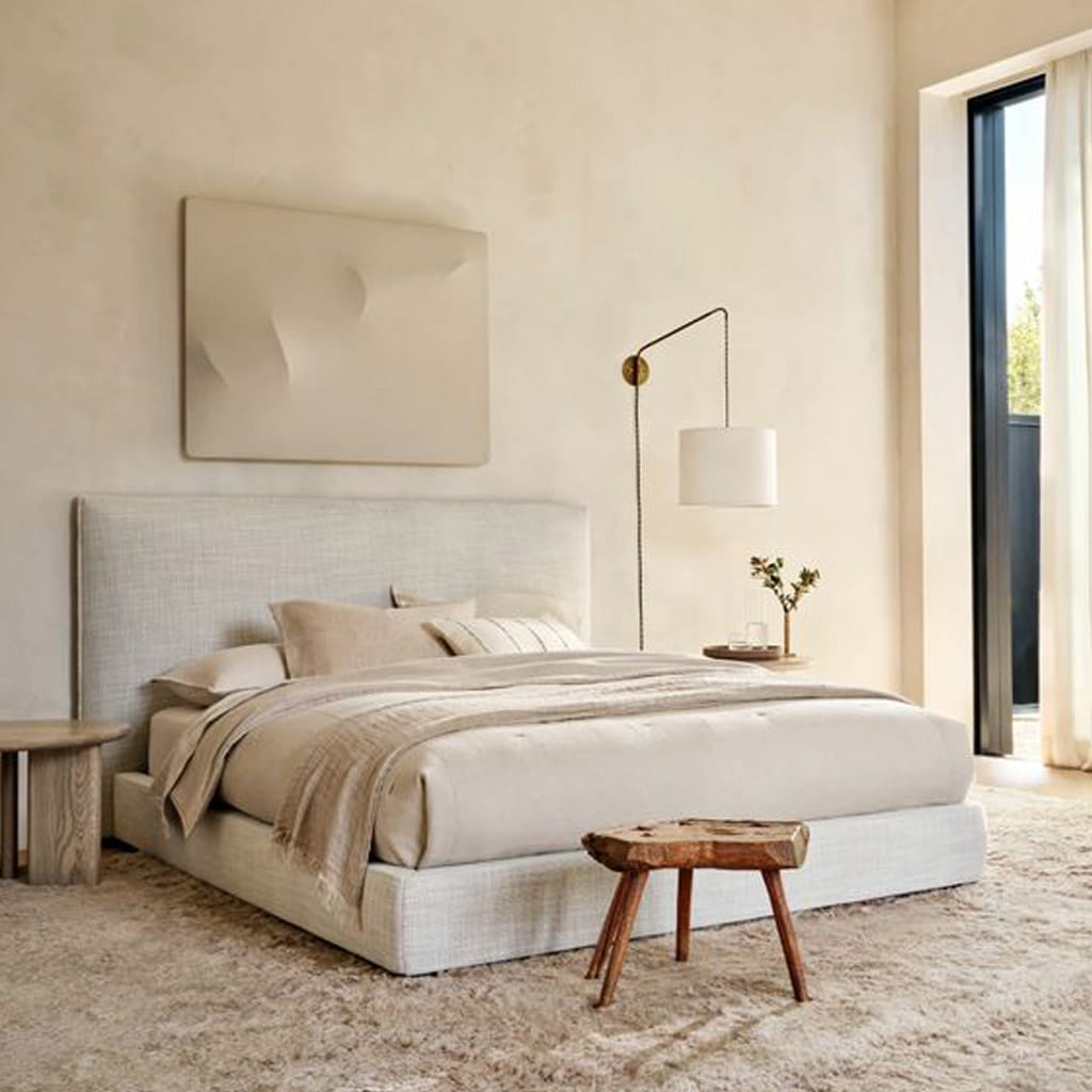 quarto minimalista e aconchegante