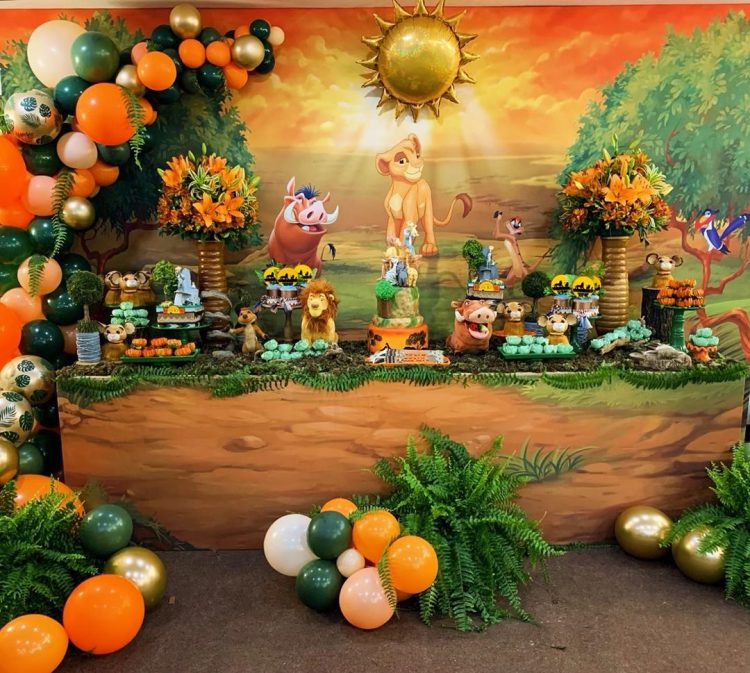 decoração rei leão