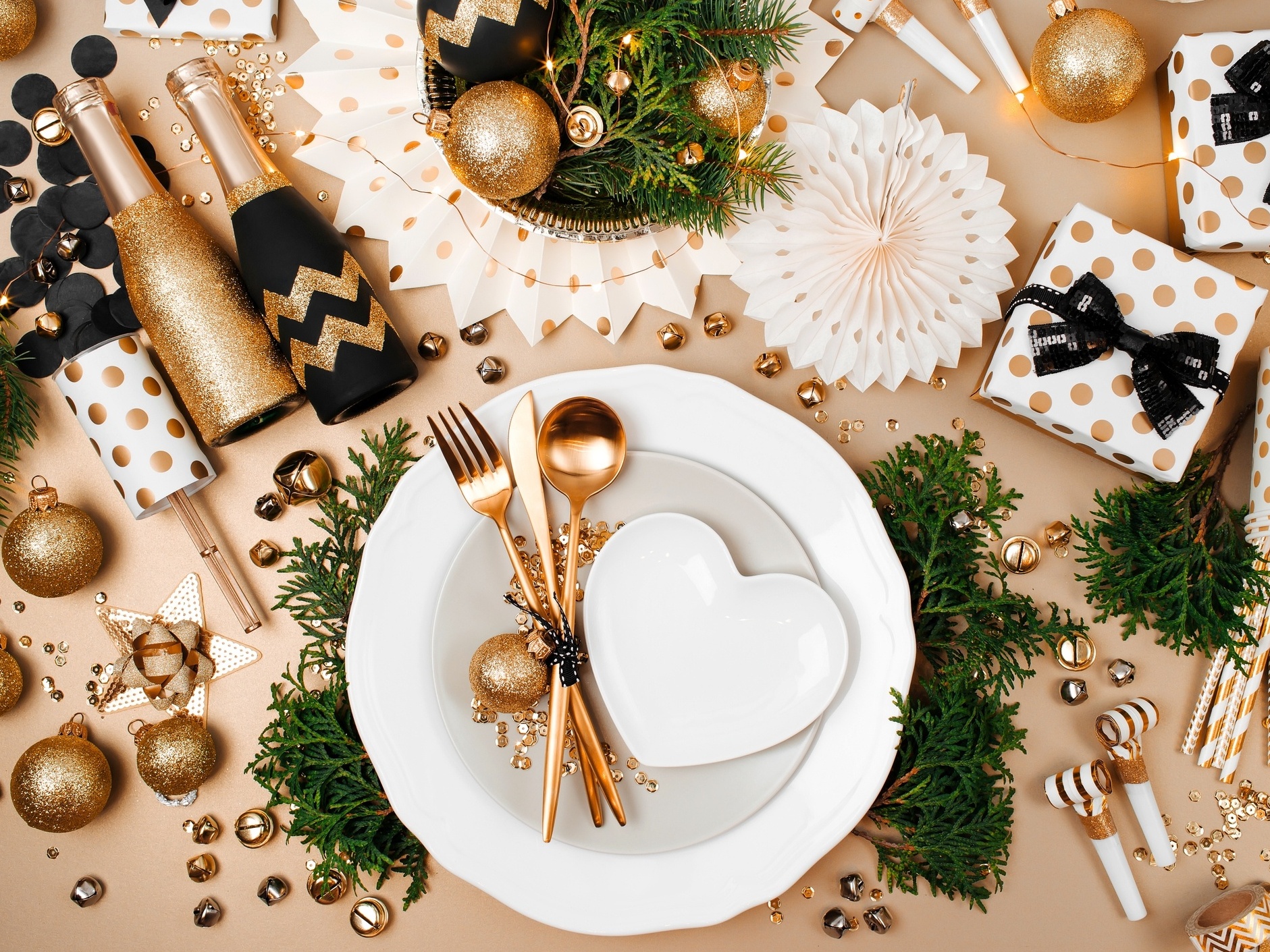 decoracao reveillon em casa