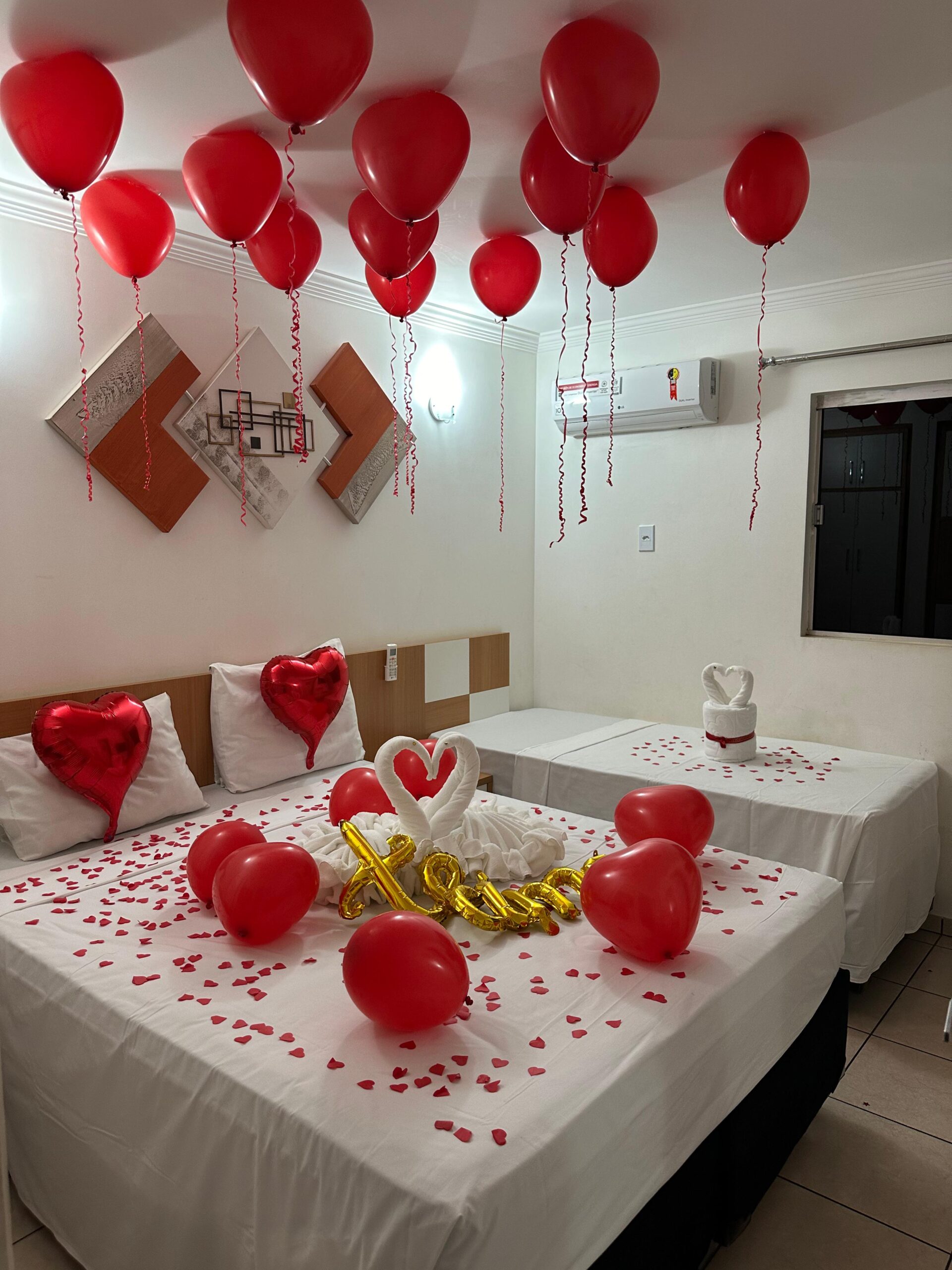 decoração romântica para quarto de casal