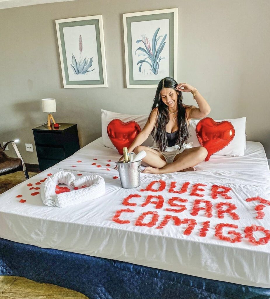 decoração romântica simples