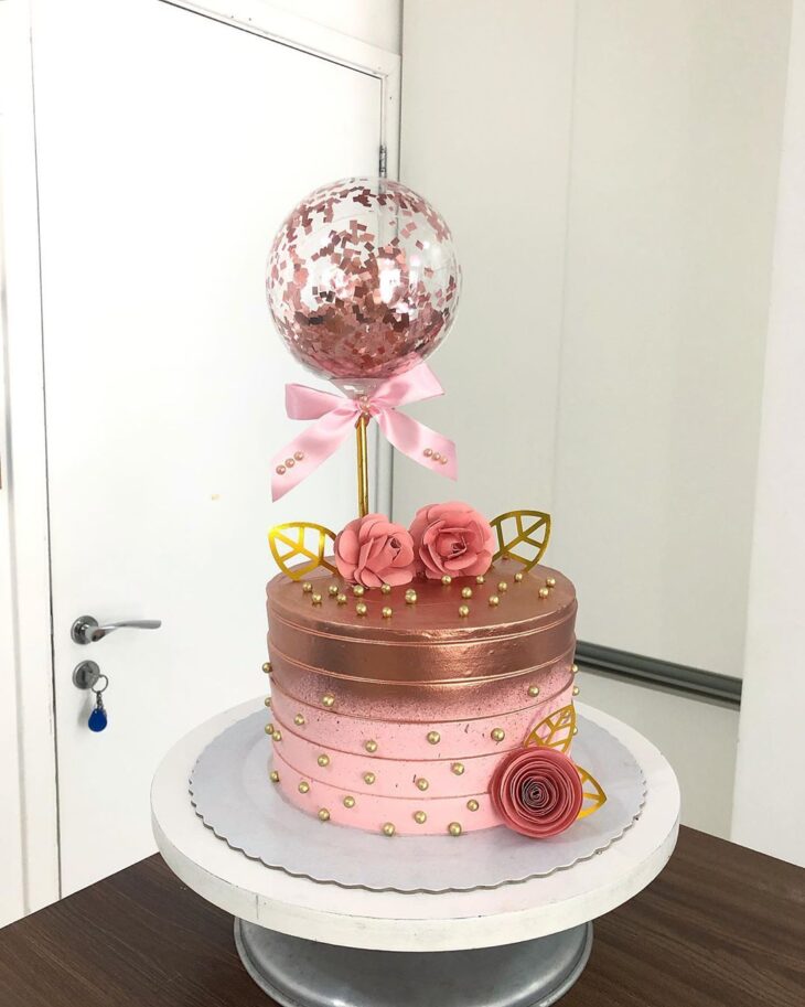 decoração rose gold minimalista