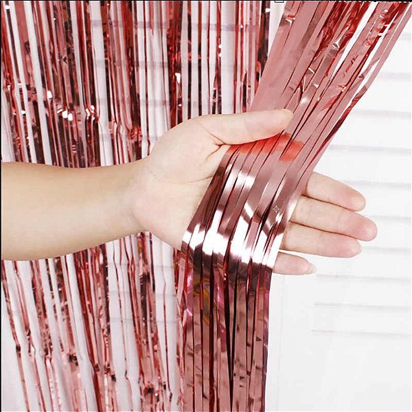 decoração rose gold barata