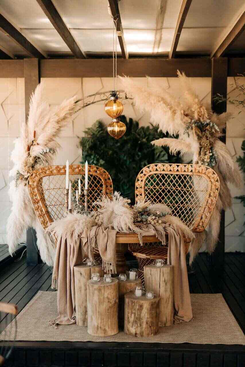 como fazer centro de mesa rústico para casamento