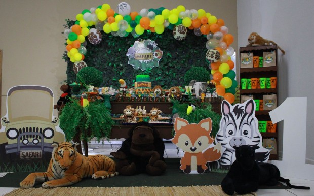 erros comuns na decoração de festa safari 1 ano
