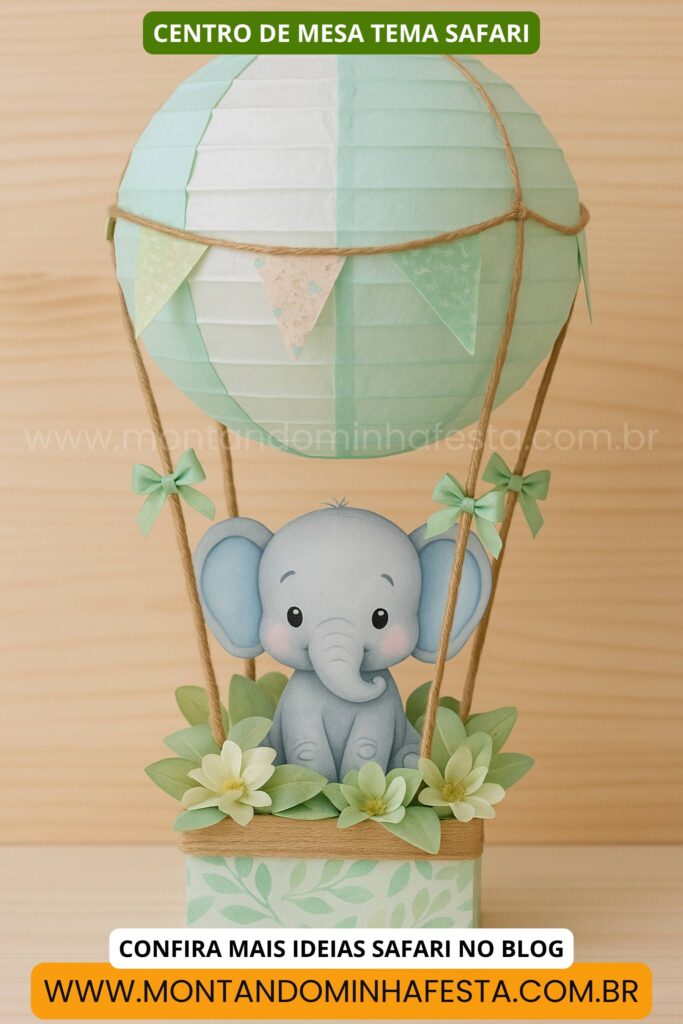 erros comuns na decoração de festa safari 1 ano