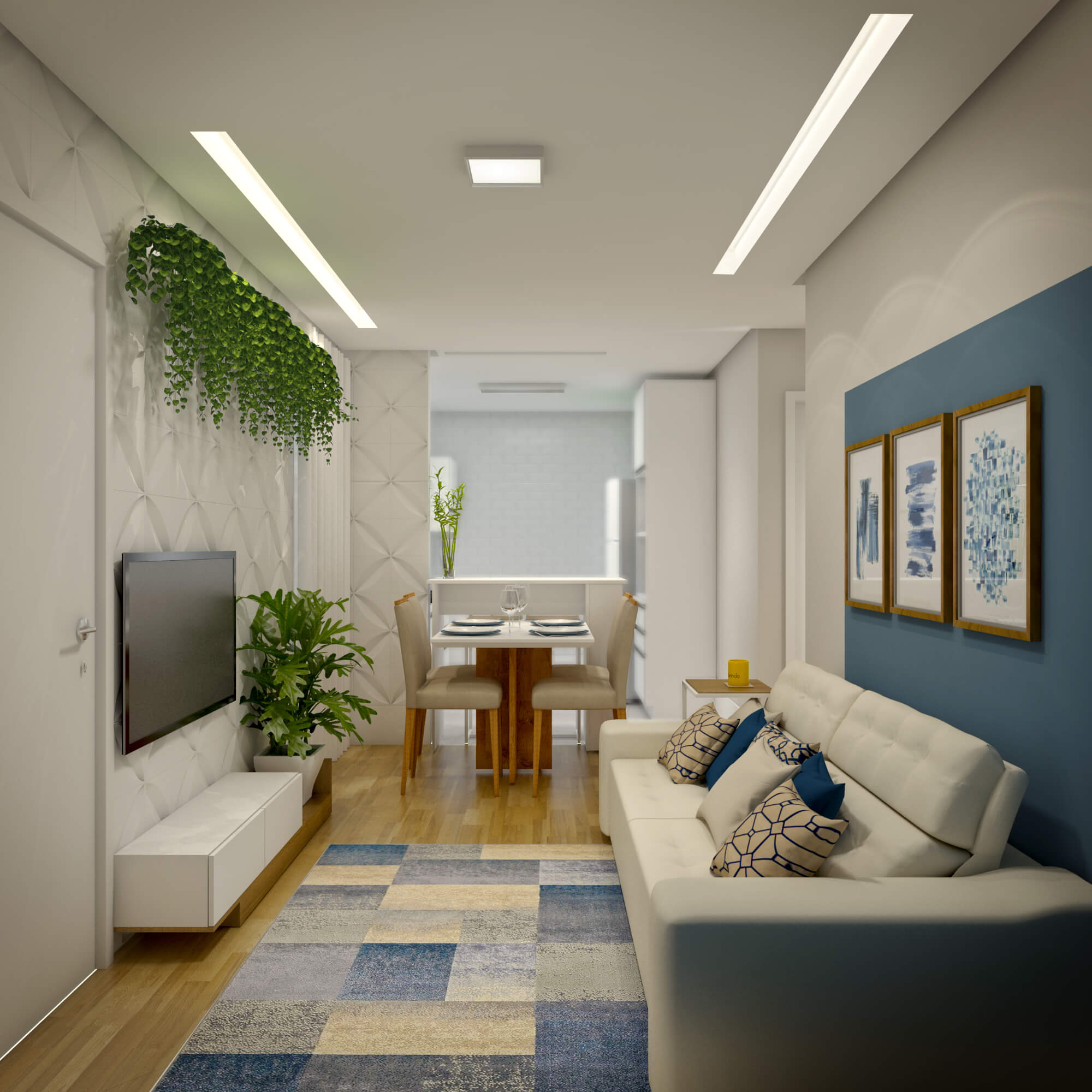 plantas ideais para sala de estar