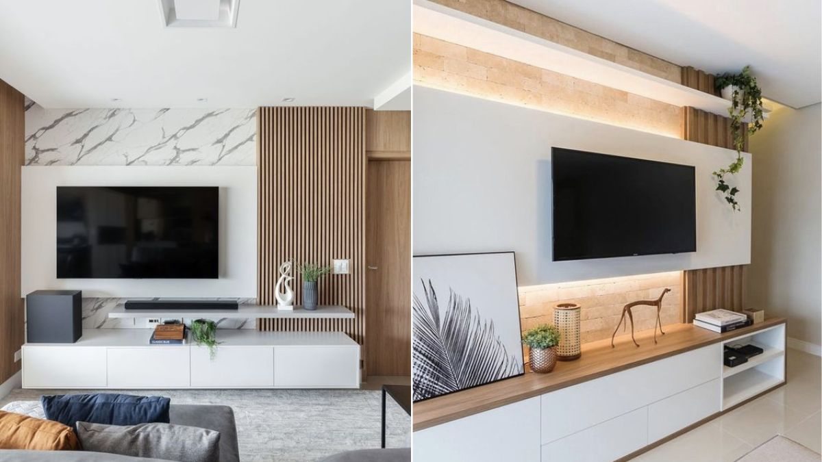 decoração sala estreita e comprida