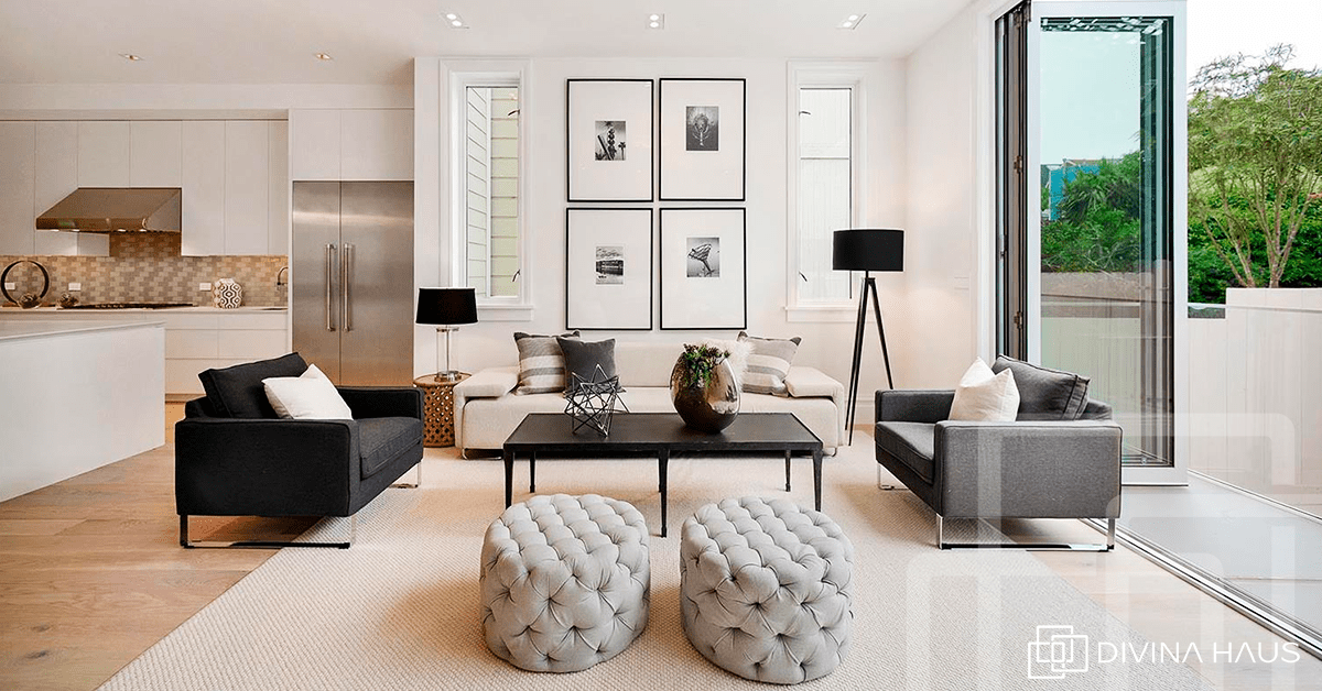 sala moderna vs sala contemporânea