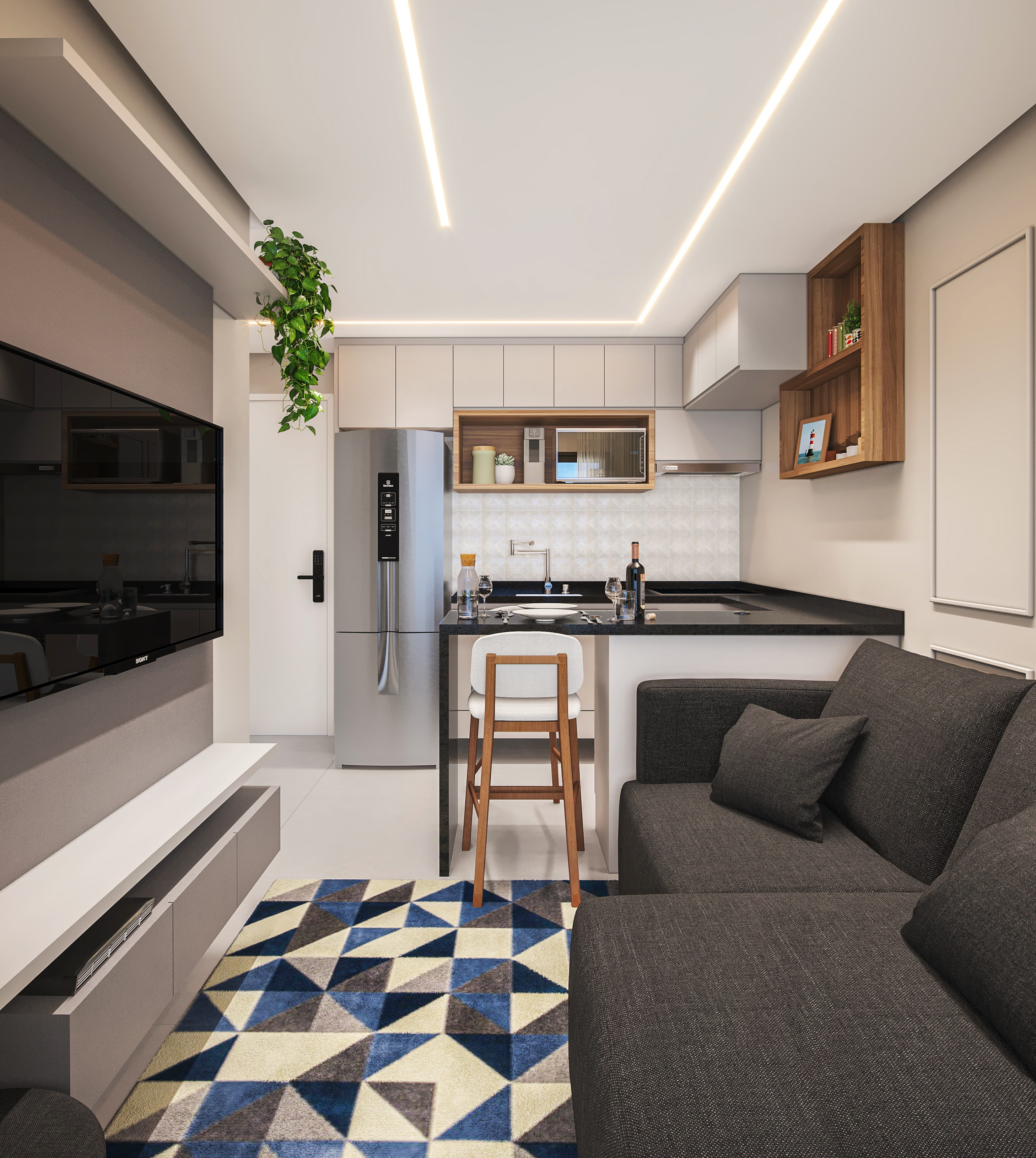 quanto custa decorar uma sala pequena de apartamento