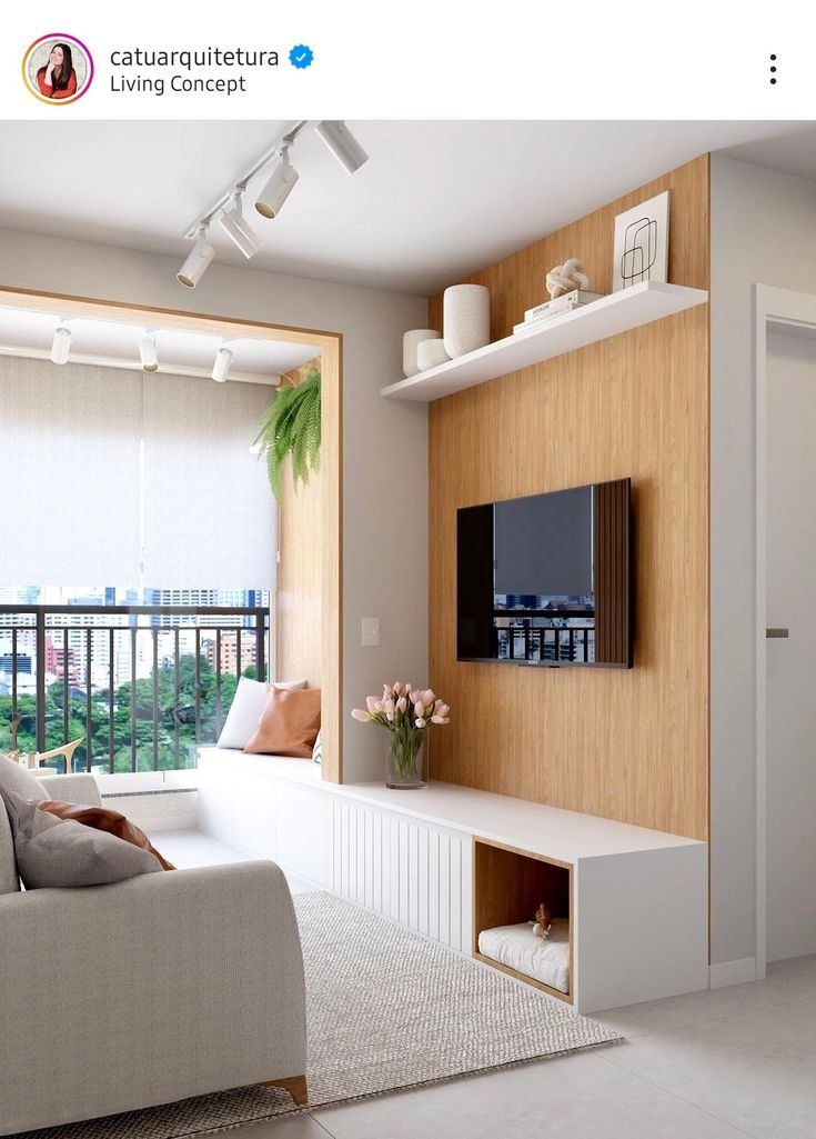como decorar sala pequena estilo minimalista
