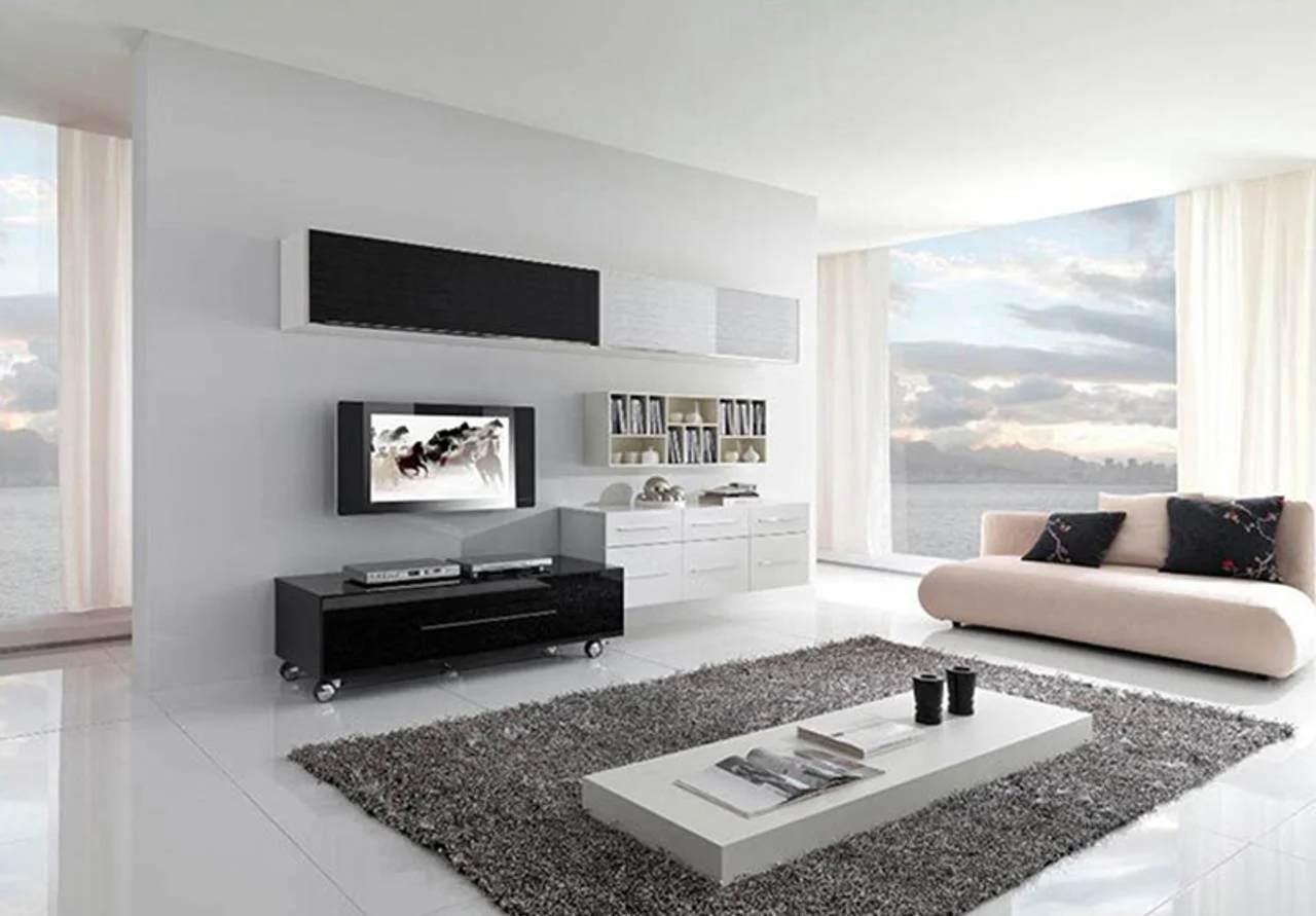 ideias decoração sala pequena minimalista