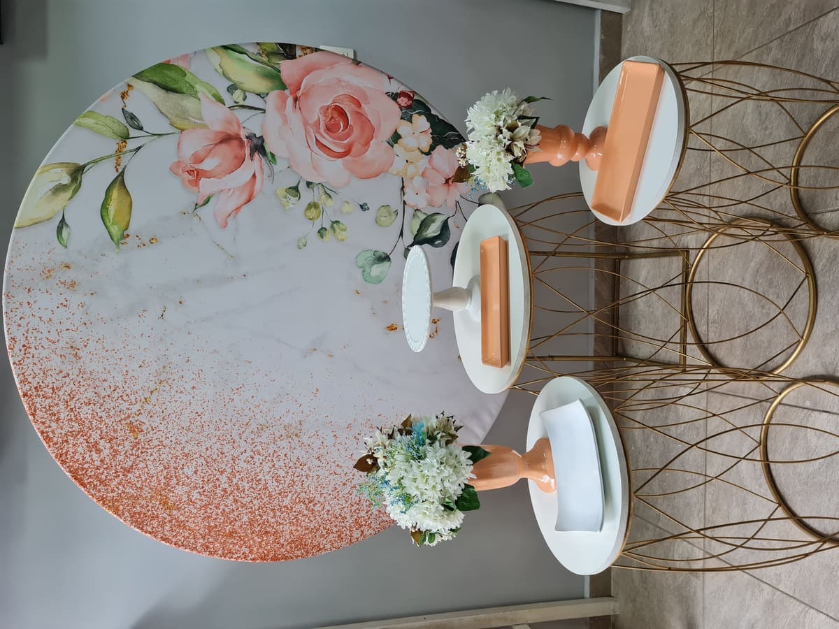 ideias de decoração com a cor salmão para sala de estar