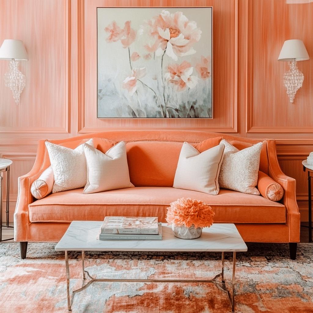 erros comuns ao usar a cor salmão na decoração