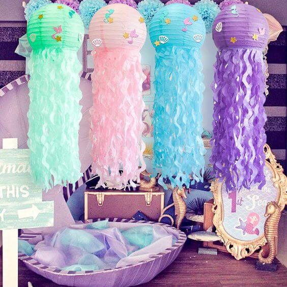 decoração sereia simples