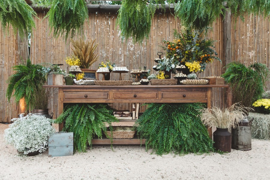 decoração sertaneja simples