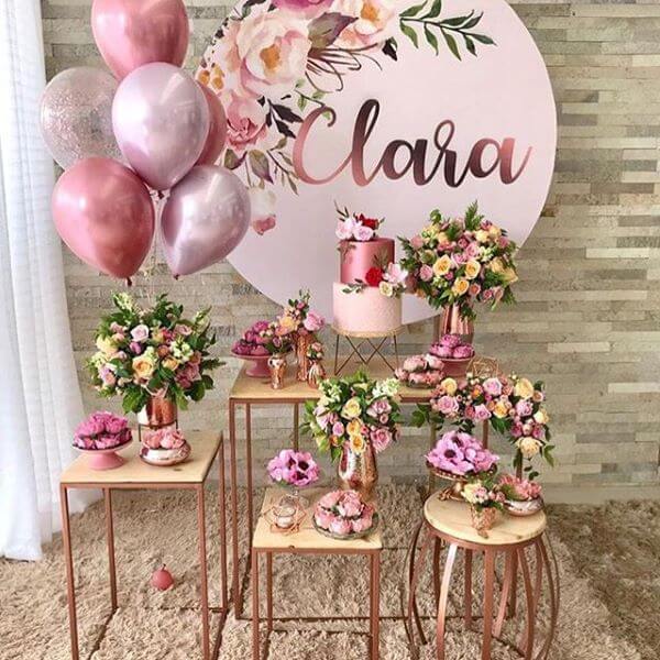 decoração simples 18 anos feminino