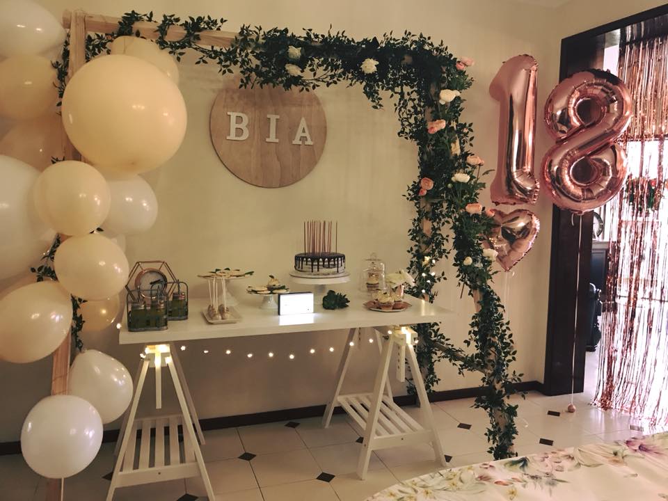 decoração simples 18 anos feminino