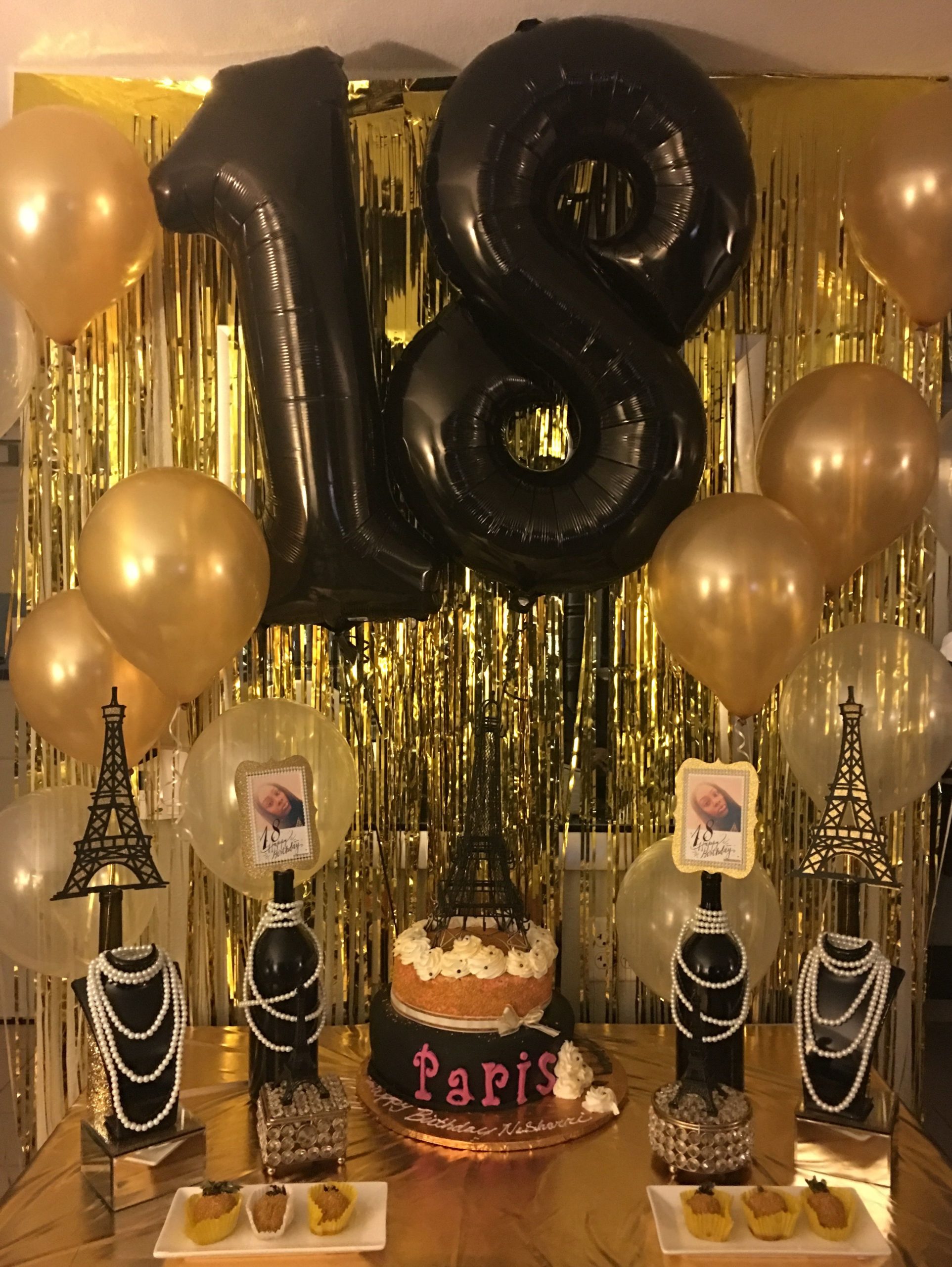 ideias de decoração simples para festa de 18 anos feminina
