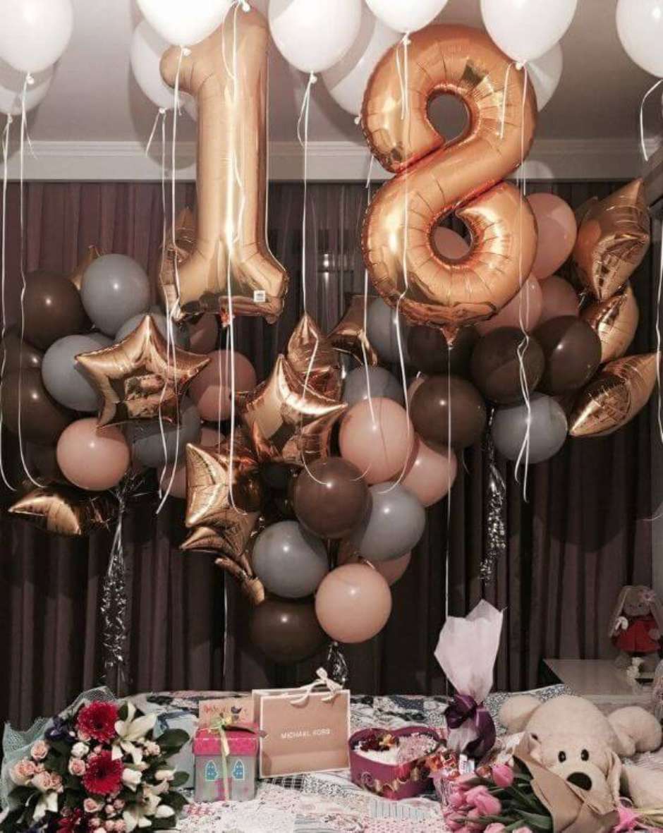 decoração simples 18 anos feminino