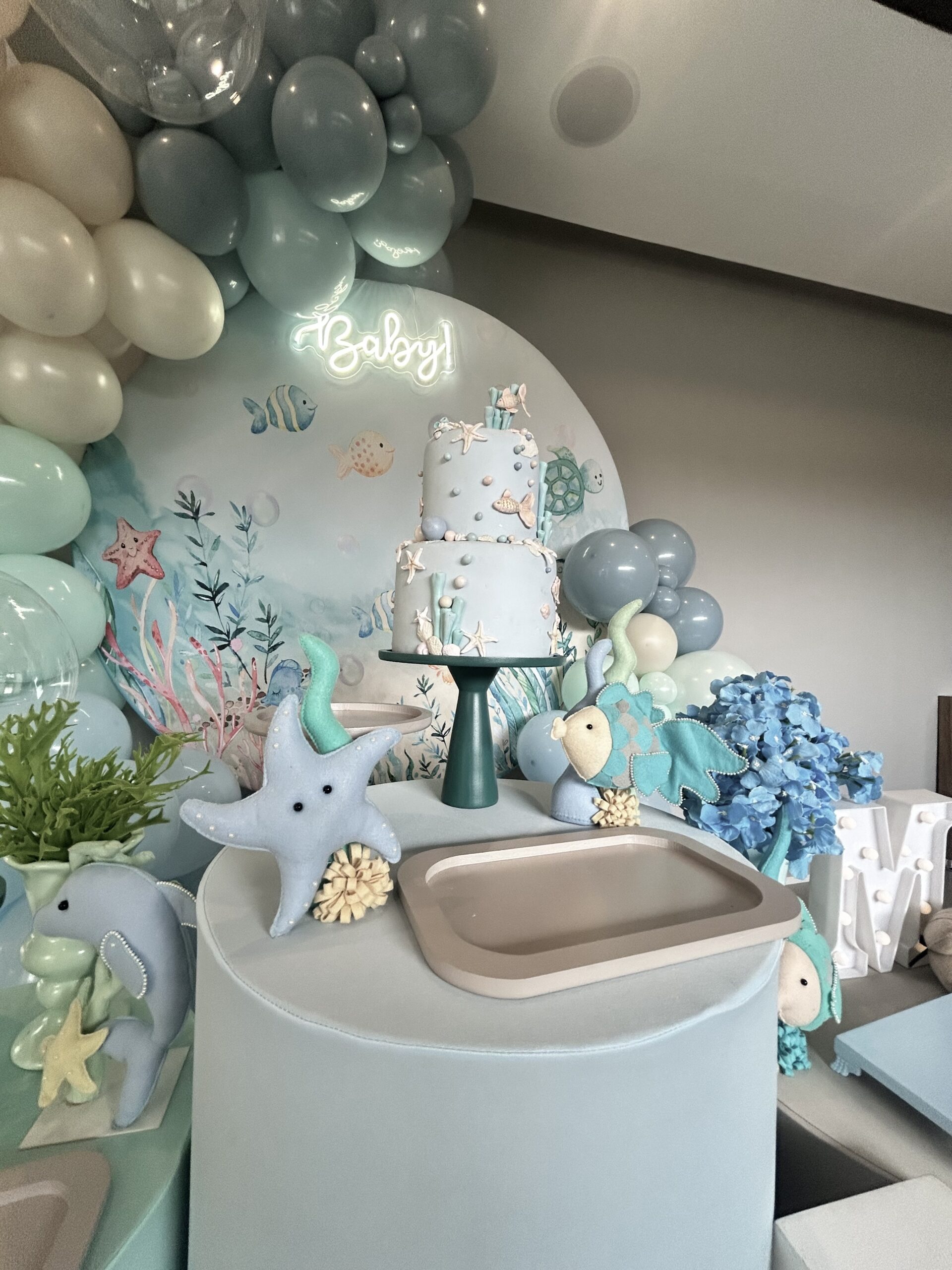 decoração chá de bebê menino ursinho príncipe
