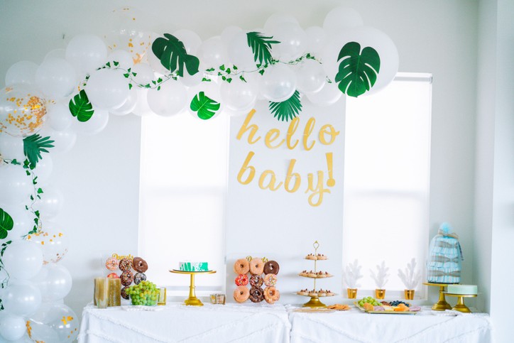 decoração chá de bebê menino safari baby