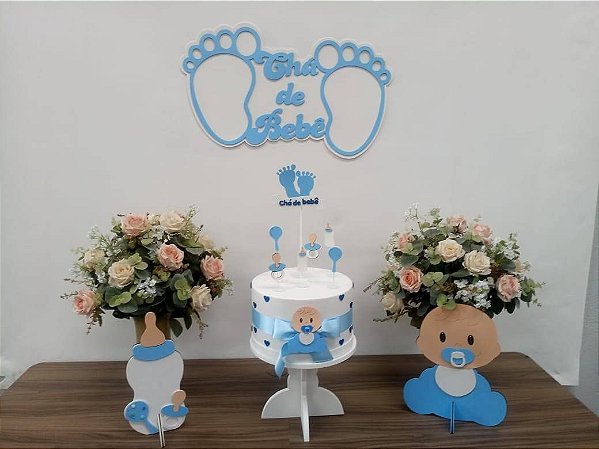 decoração chá de bebê menino safari baby