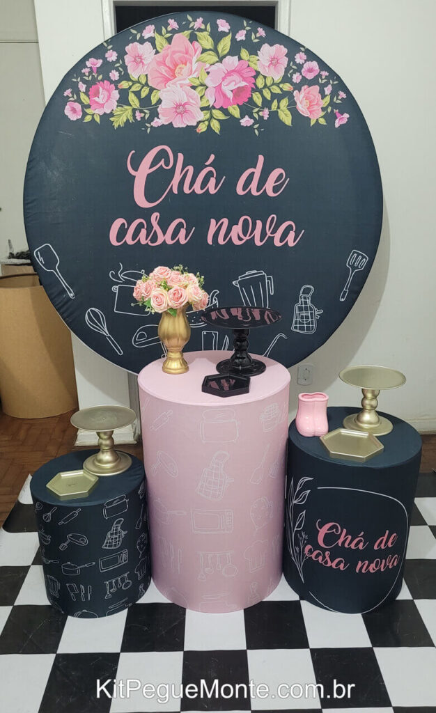 decoração simples chá de panela diy