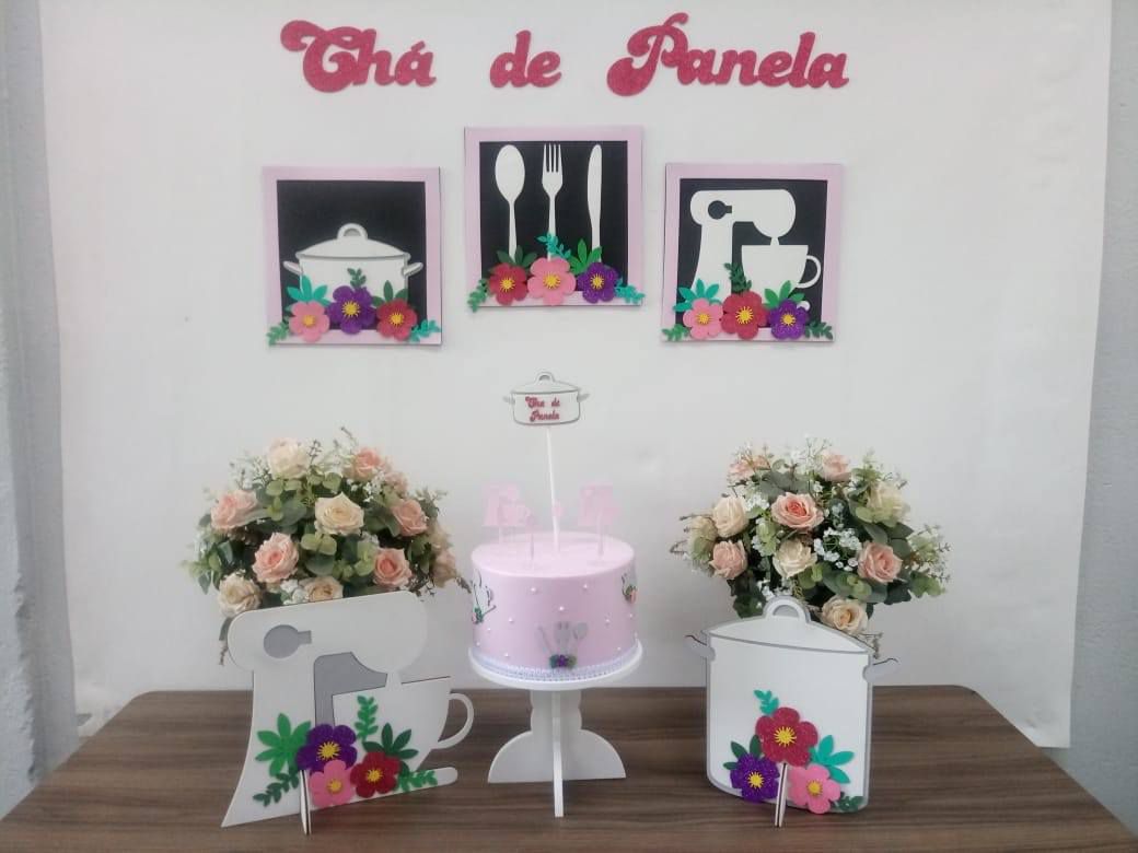 ideias decoração chá de panela simples
