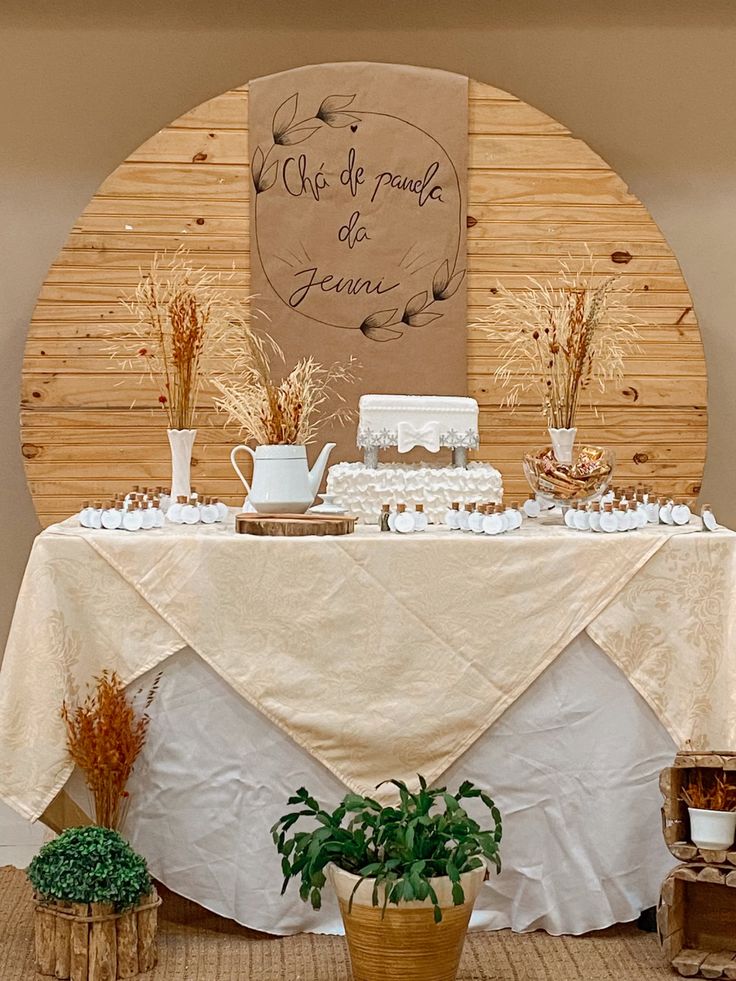 como decorar chá de panela simples