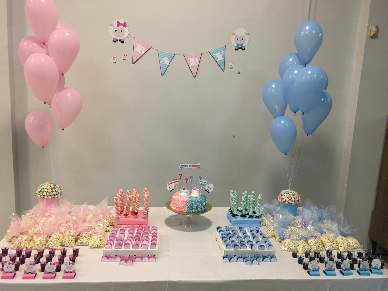 ideias de decoração simples para chá de revelação