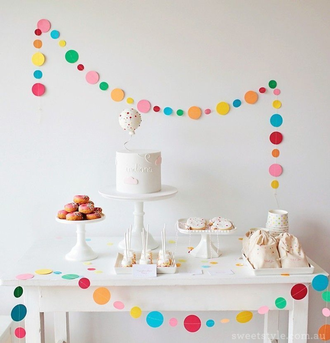 ideias de painel para aniversário simples