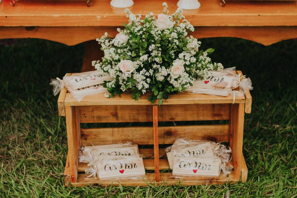 ideias de decoração simples para casamento ao ar livre
