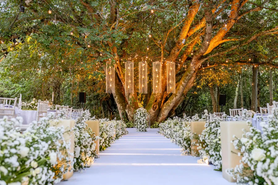 decoração de casamento simples rústico vs minimalista