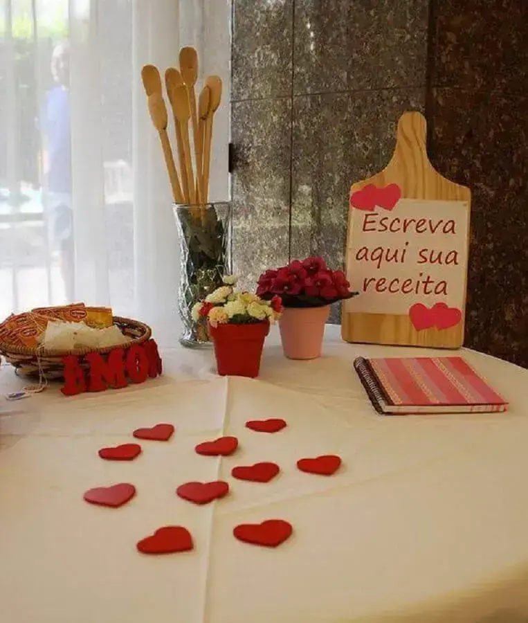 ideias de decoração simples e baratas para chá de panela