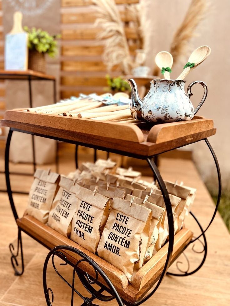 quanto custa decoração simples de chá de panela