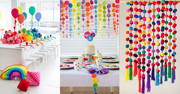 elementos decorativos baratos confraternização