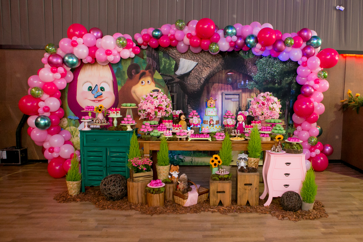 decoração simples de festa infantil para menina de 5 anos