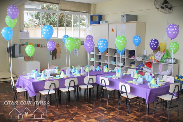 decoração simples de festa infantil