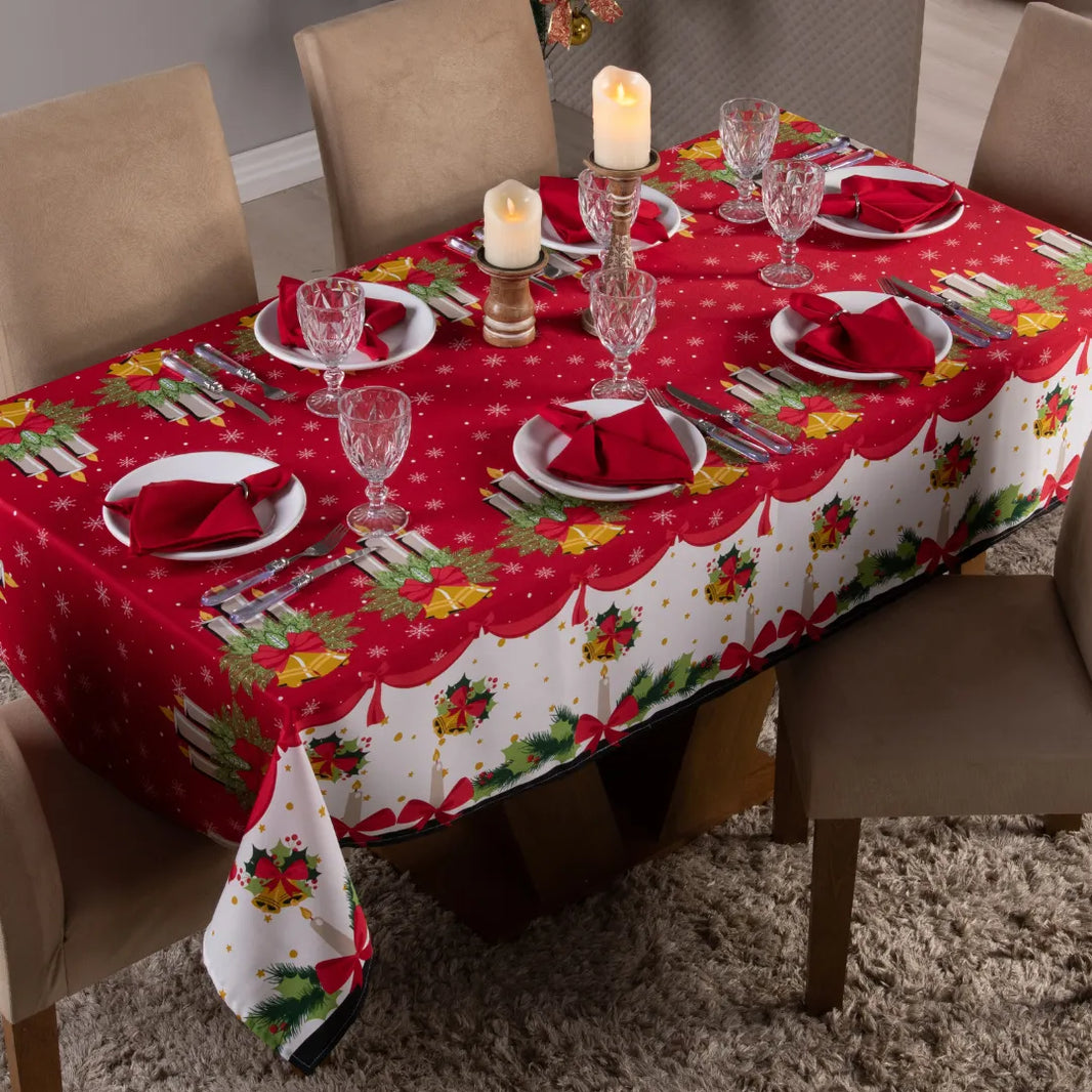 ideias criativas para mesa de natal simples