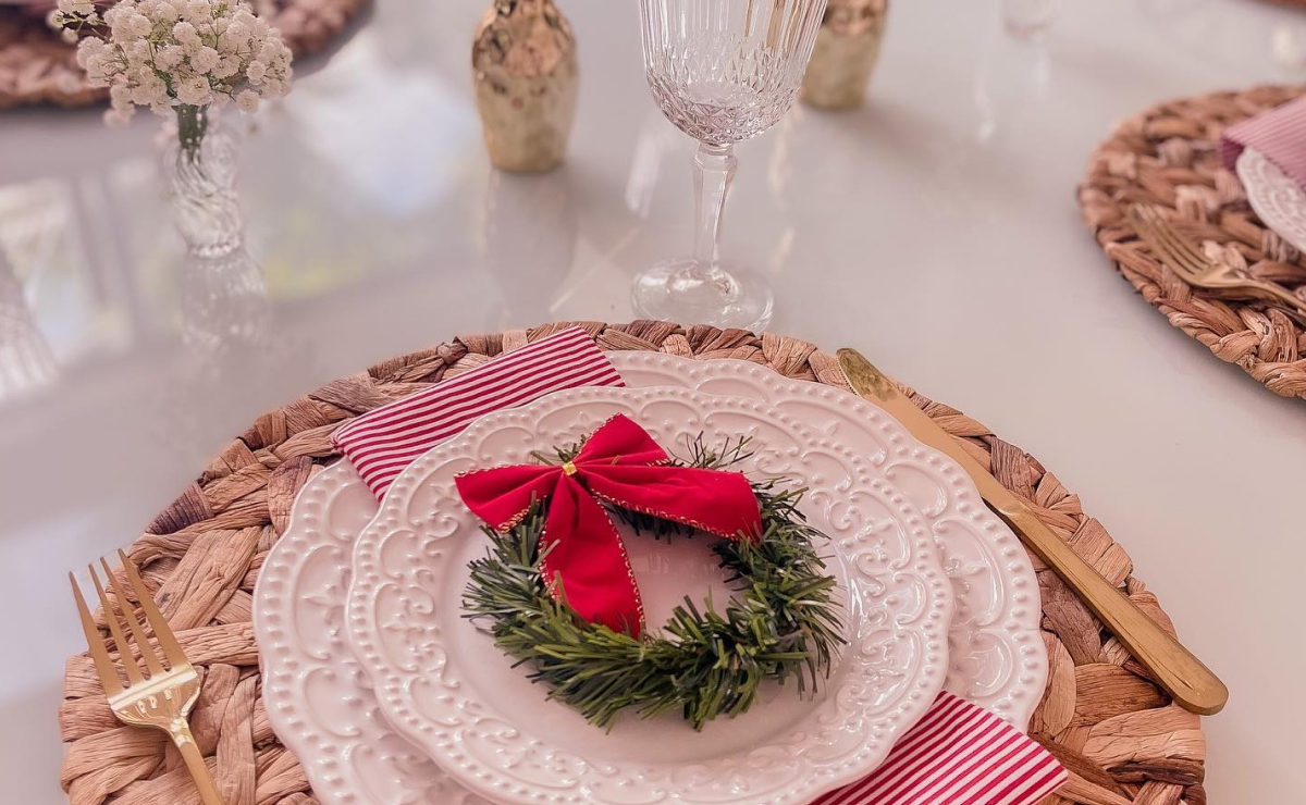 velas decorativas para mesa de natal