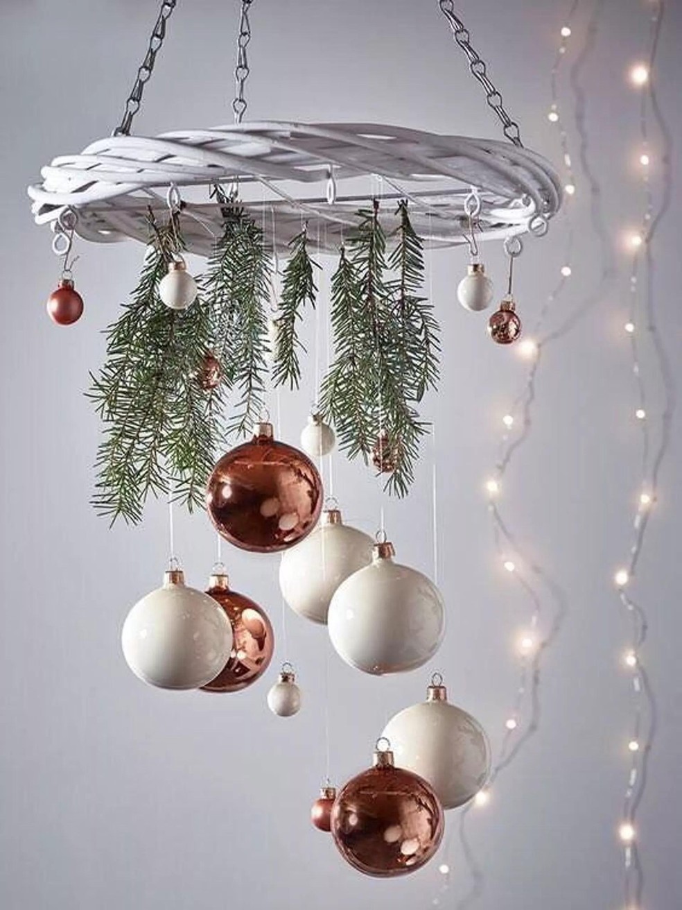 como fazer uma árvore de natal de parede passo a passo