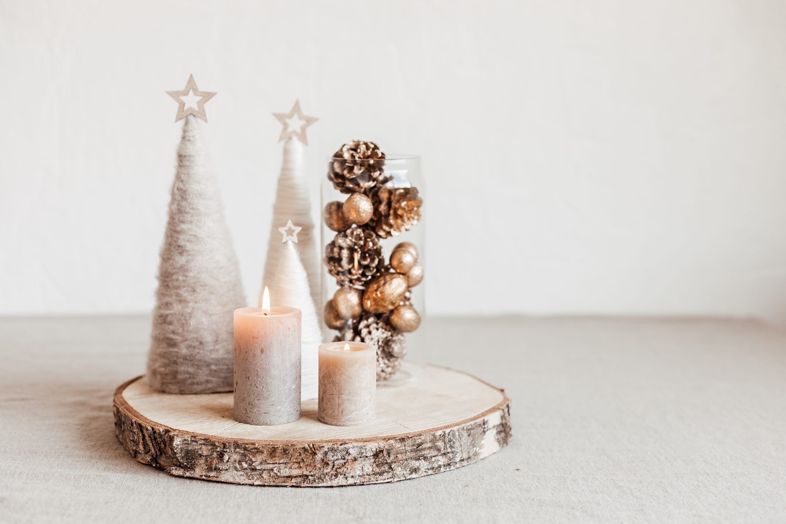 como fazer uma árvore de natal de parede passo a passo