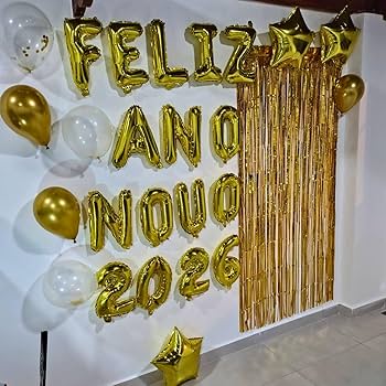 como fazer decoração simples de reveillon