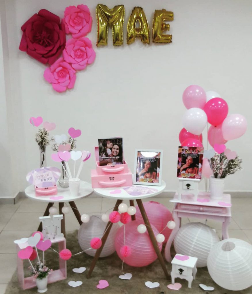 decoração simples dia das mães
